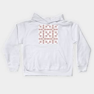 Mediterranean Tile Pattern Kids Hoodie